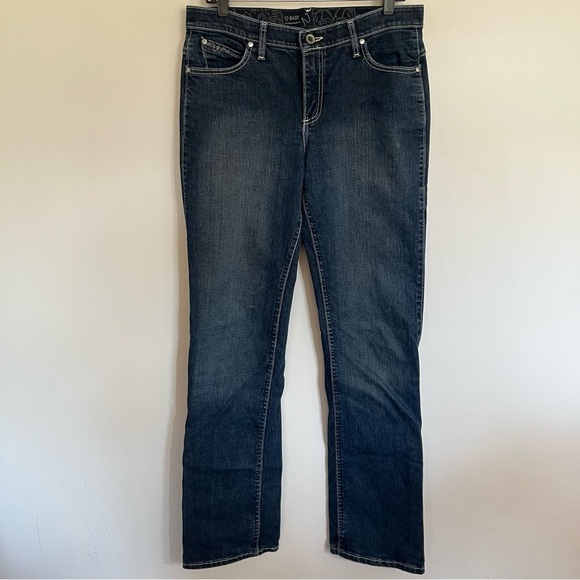 Wrangler Denim - Wrangler Q Baby Jeans Size 9/10 X 36 Blue Womens Denim Boot Cut Western Cowgirl